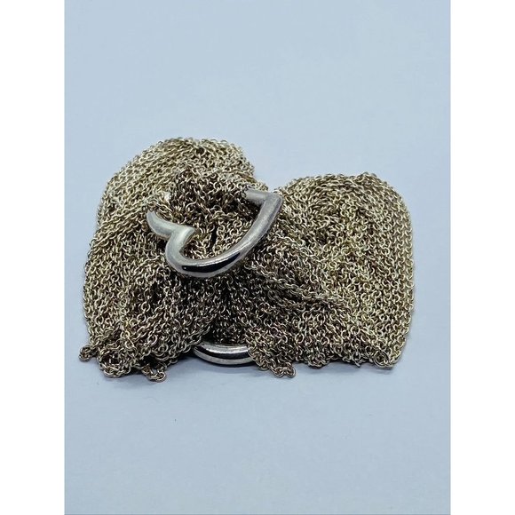 SOLD!!! TIFFANY & CO. STERLING SILVER 925 OPEN HEART MULTI-STRAND TOGGLE CLASP - Picture 10 of 11